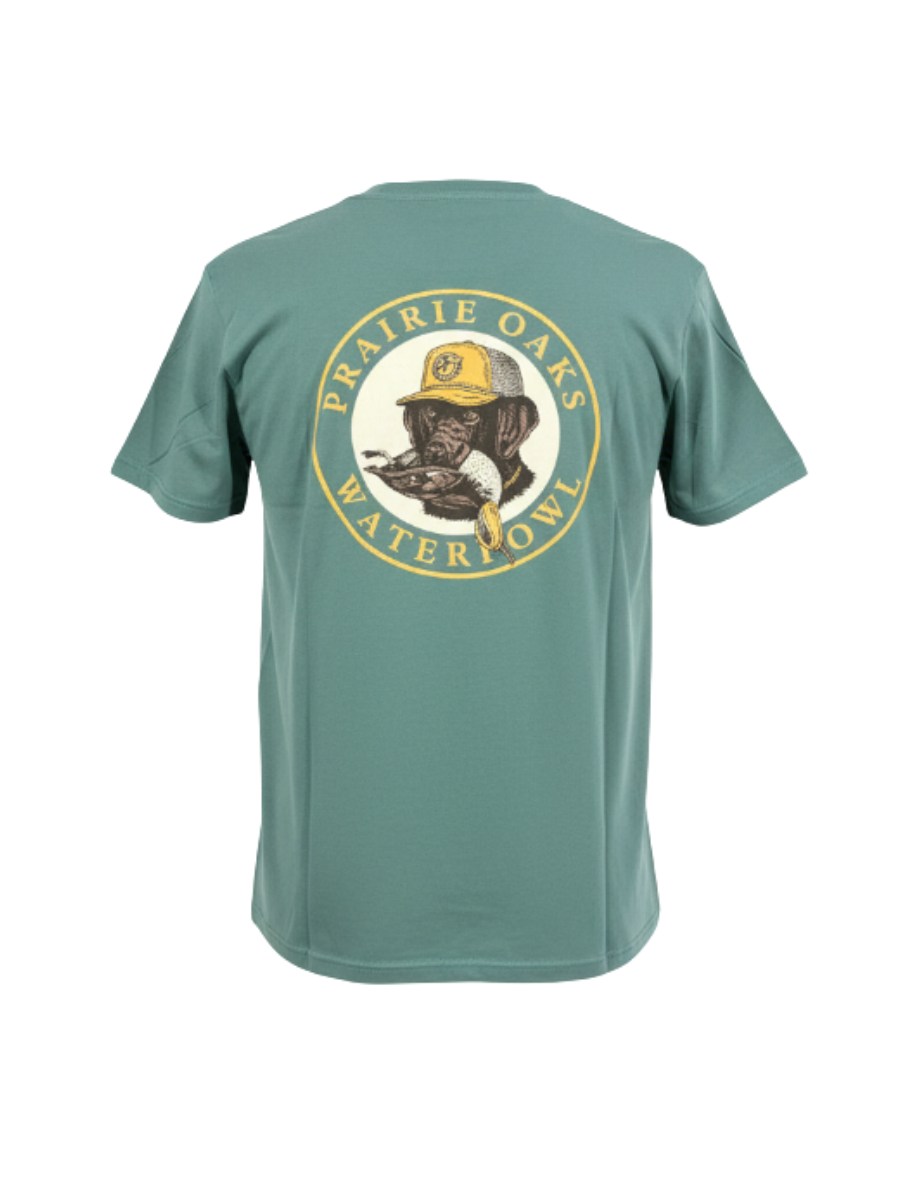 Prairie Oaks Waterfowl | YOUTH Hole Runner Tee - Frosty Spruce