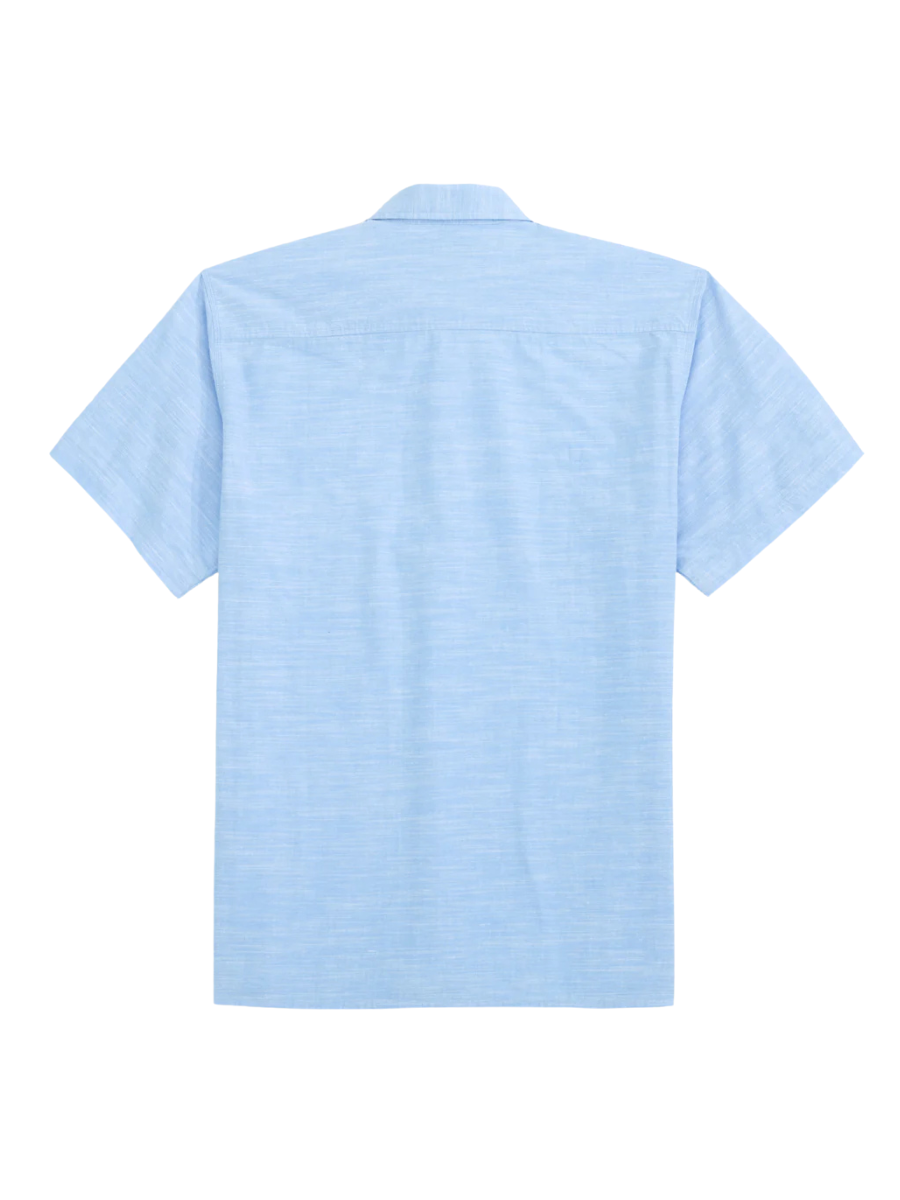 Heybo Canyon Button Down Chambray Auburn Collar Short Sleeves Lightweight Dress Shirt Jincy's Tripp Men's 