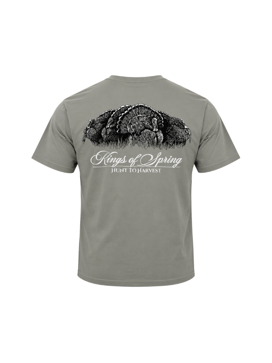 Hunt To Harvest | Kings of Spring Tee - Bay mens turkeys