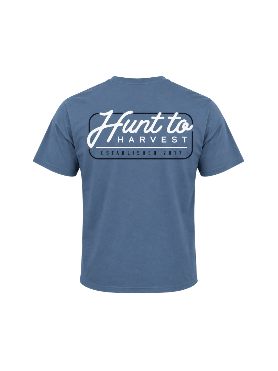 Hunt To Harvest | Neon Logo Sign - Slate mens blue