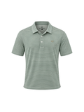 Hunt To Harvest | Performance Polo - Loden Frost mens stripes