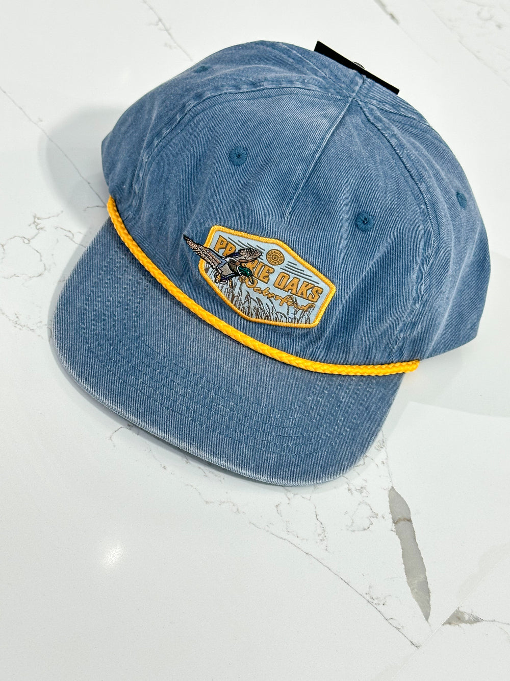 Prairie Oaks Waterfowl | Patch Rope Unstructured Hat - Sea Blue