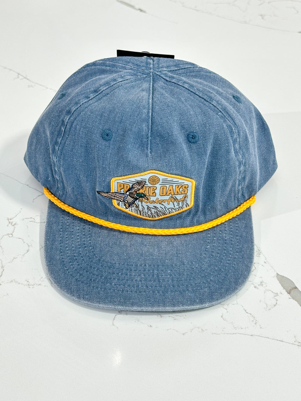 Prairie Oaks Waterfowl | Patch Rope Unstructured Hat - Sea Blue