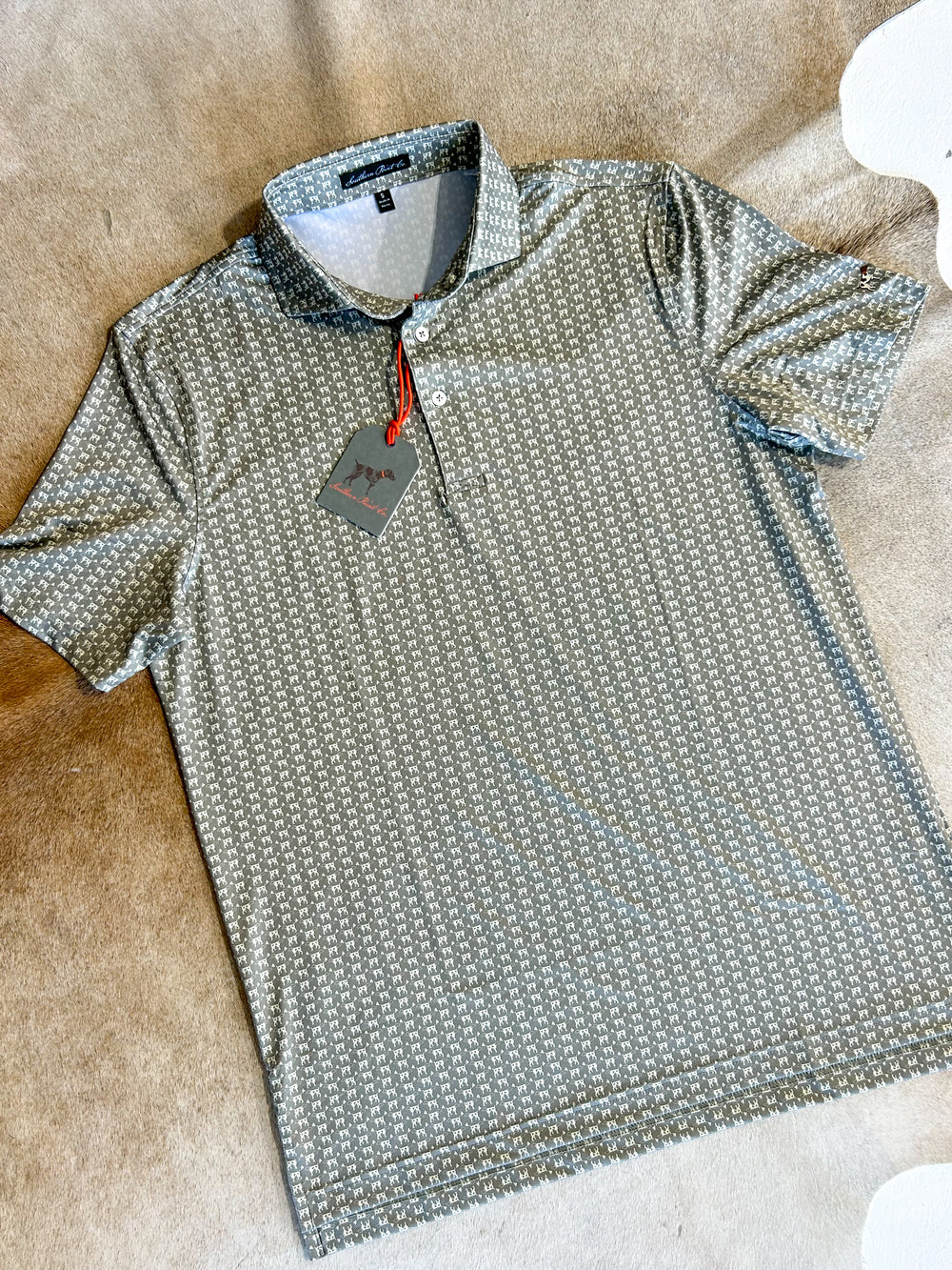 Southern Point Co | Heritage Print Greyton Polo