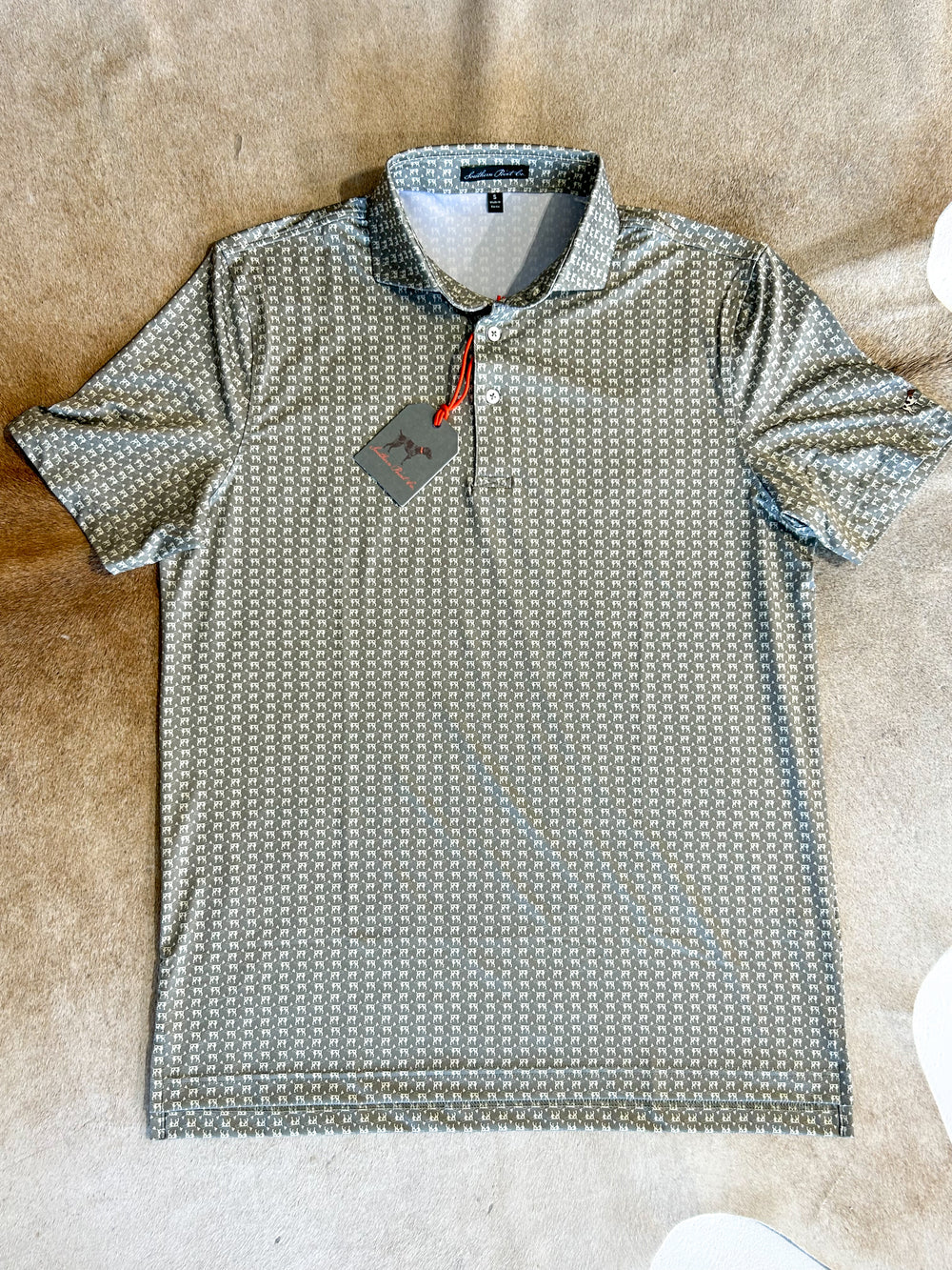 Southern Point Co | Heritage Print Greyton Polo