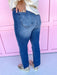Jincy's Women's Boutique Cello Jeans Dark wash crop flare