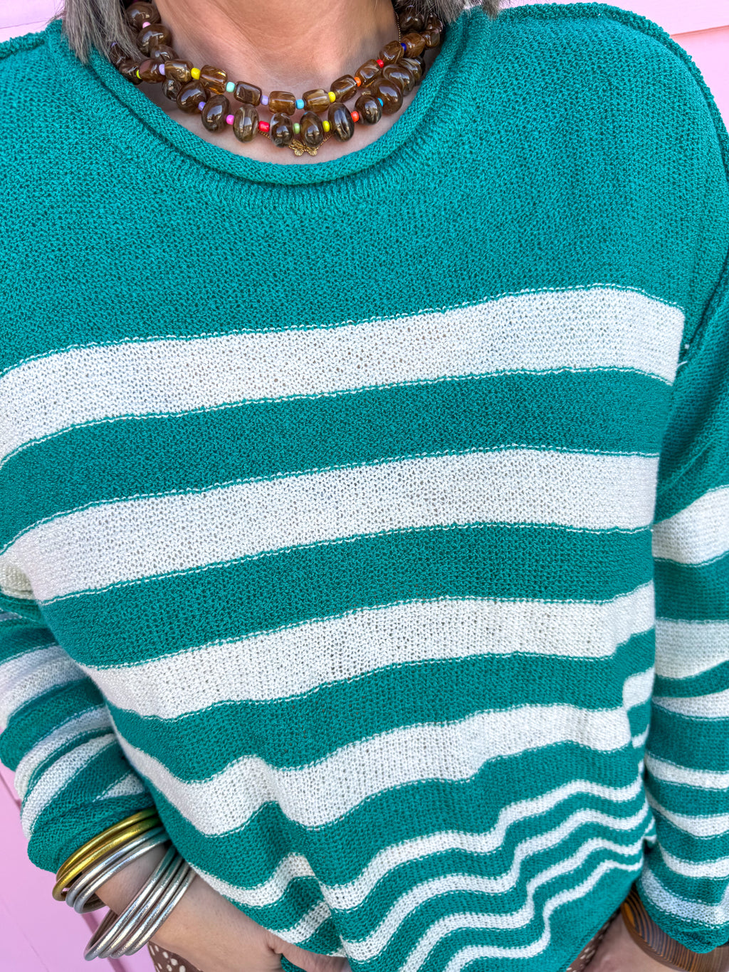 Stripe Society Sweater - Green