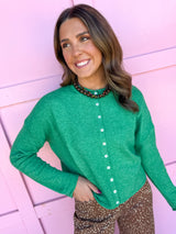 Piper Cardigan - Kelly Green