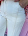Jincy's Women's Boutique Ivory wide leg Pants Jeans 