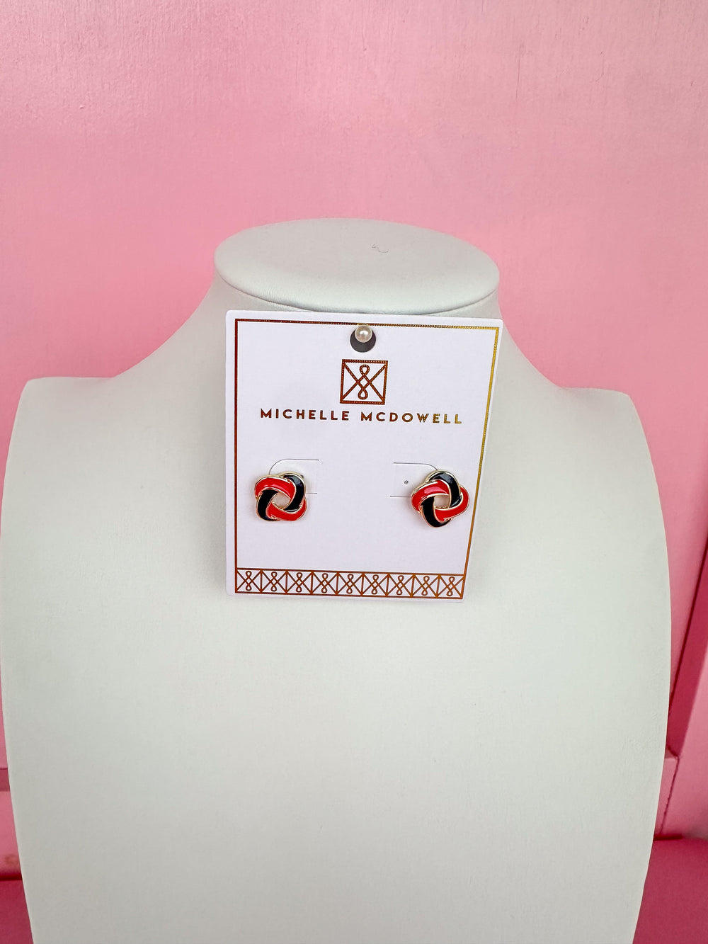 Michelle McDowell | Annie Earrings - Red & Blue