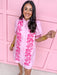 womens boutique mini ruffle collar puff sleeves mini length full front button pinks jincy's