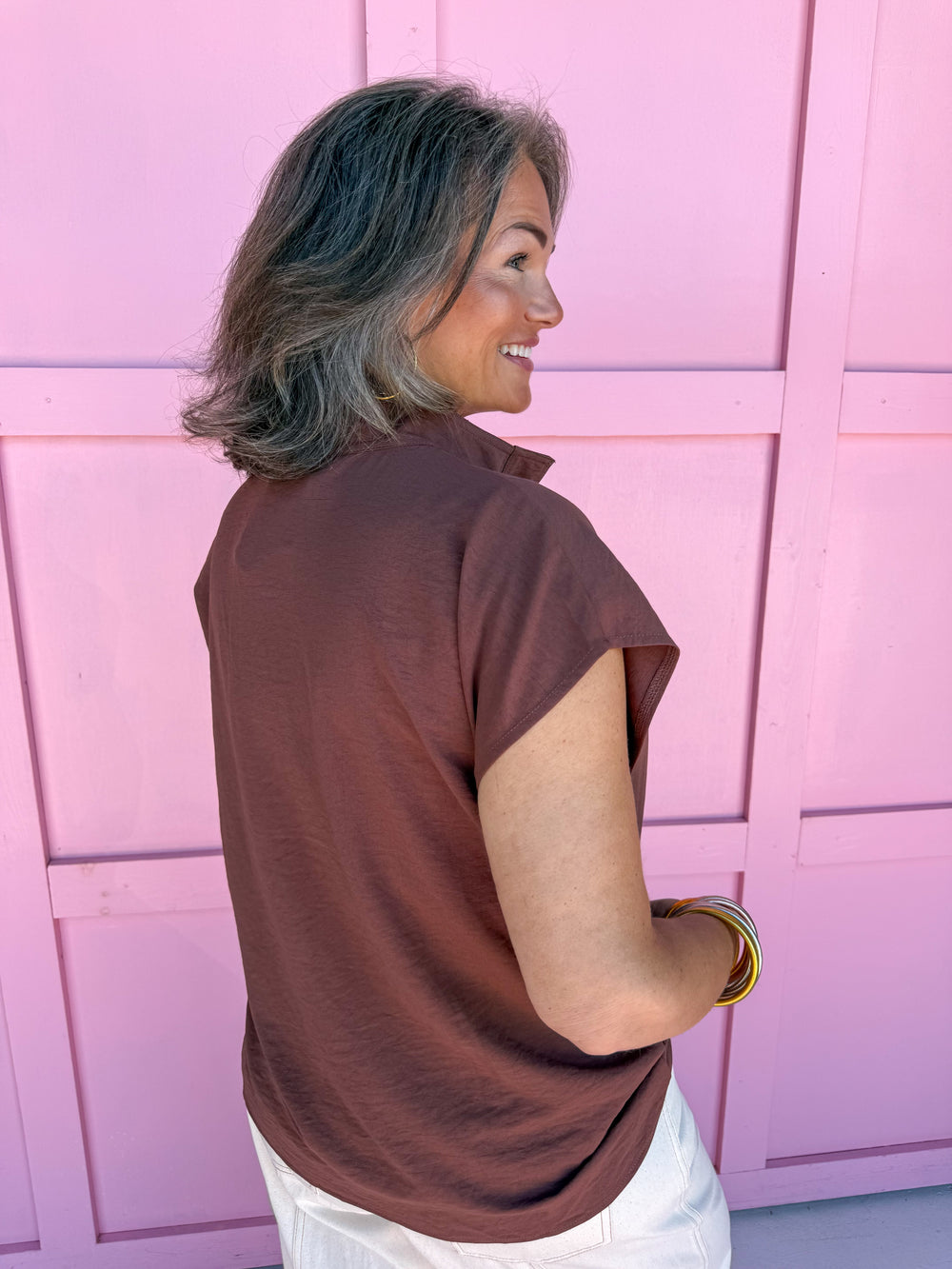 Sweet & Sassy Top - Brown