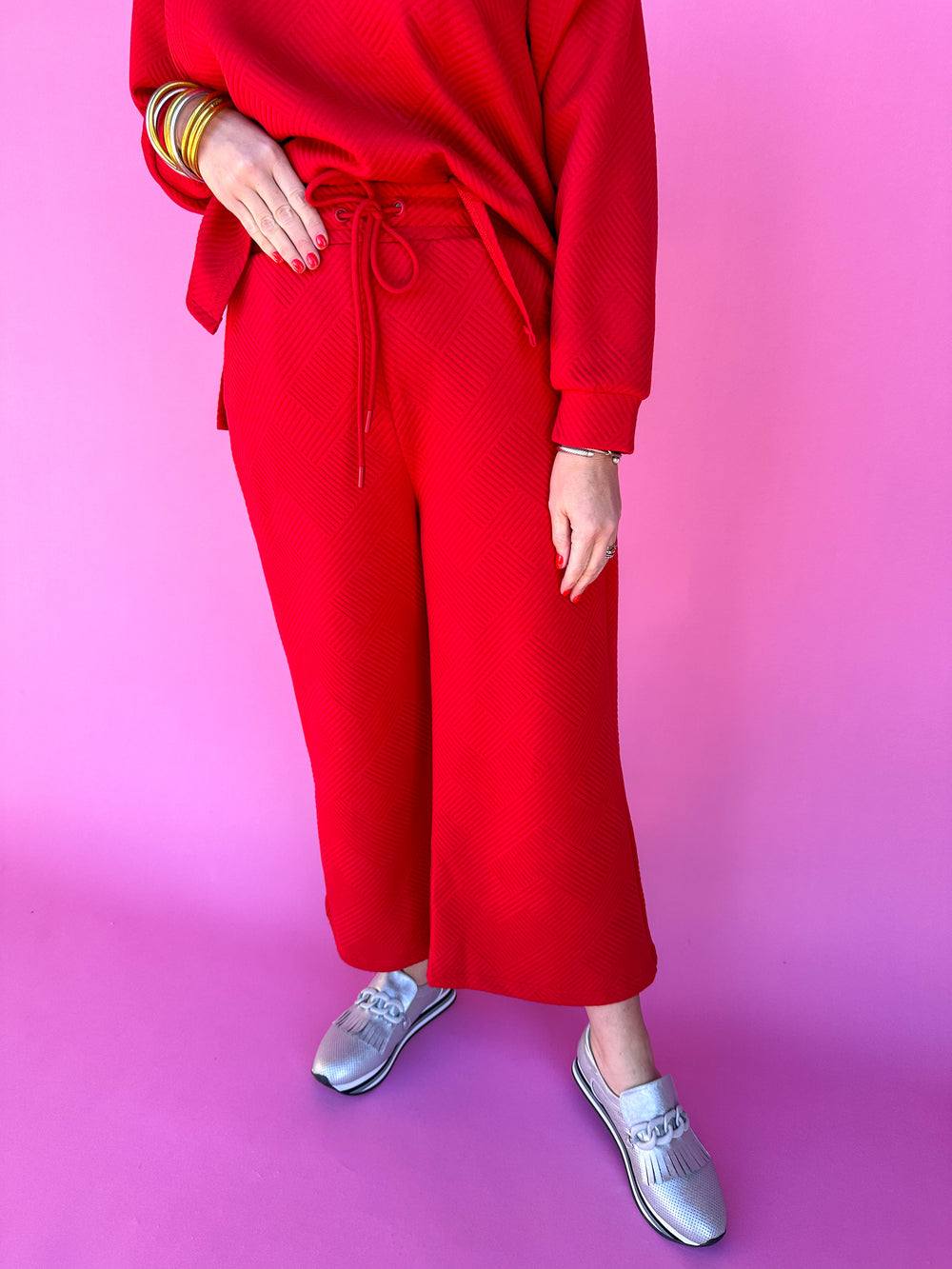 Casual Couture Set - Red