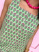 womens boutique full front button top floral pattern lined greens pink jincy's