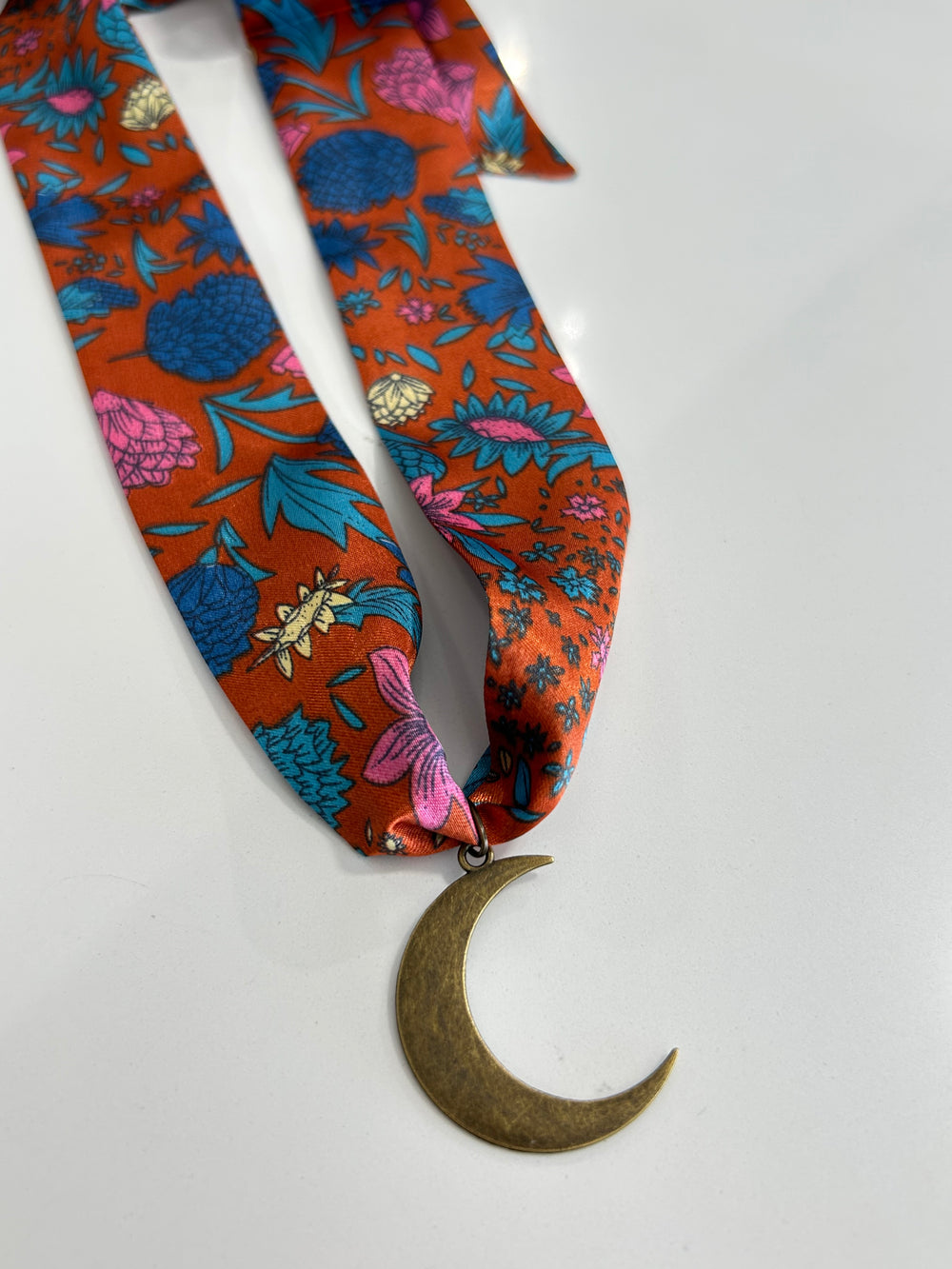 Hart Designs | Autumn Petal Crescent Twilly Necklace womens boutique jincy's