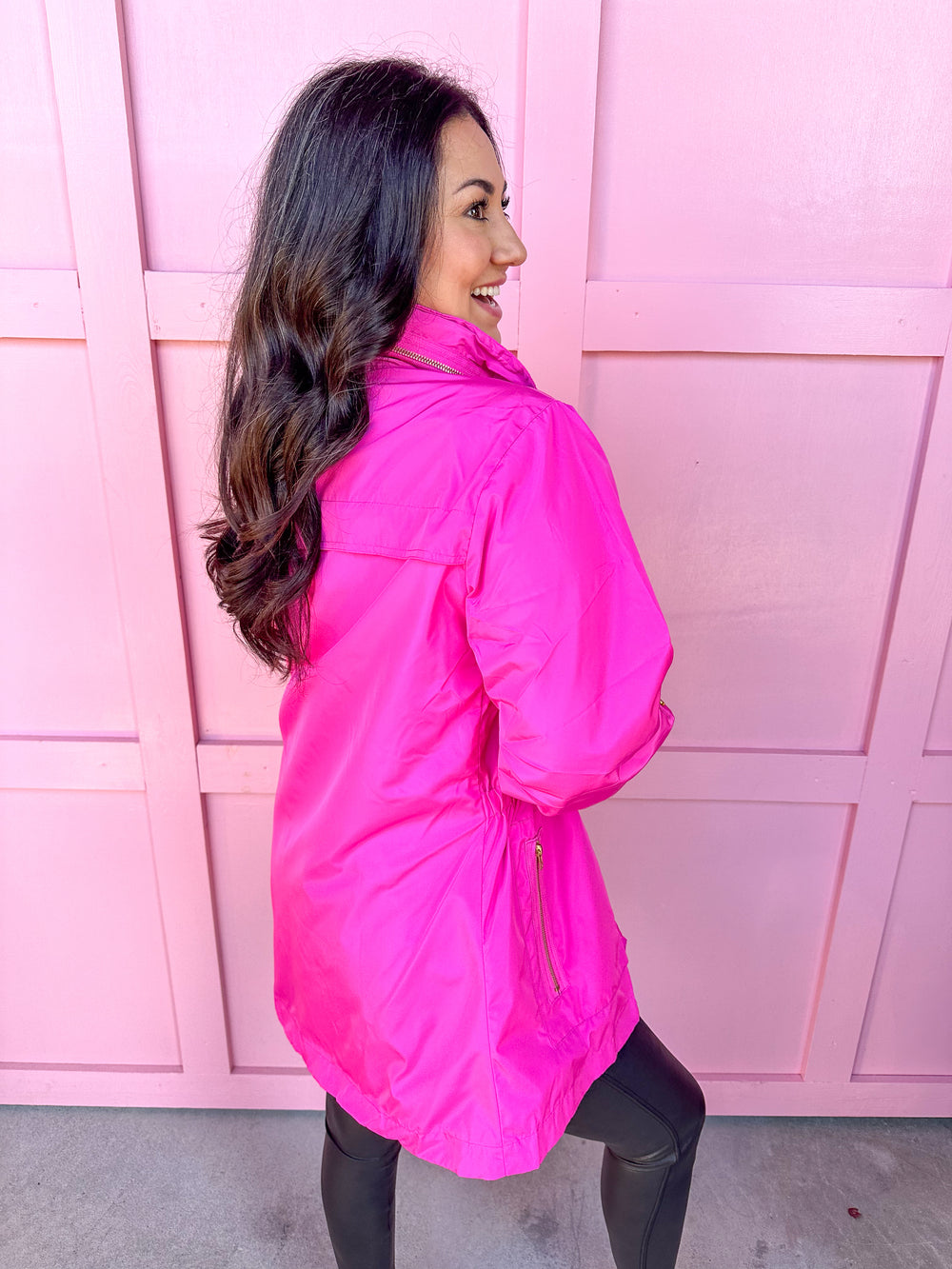 Rain On Me Rain Jacket - Pink