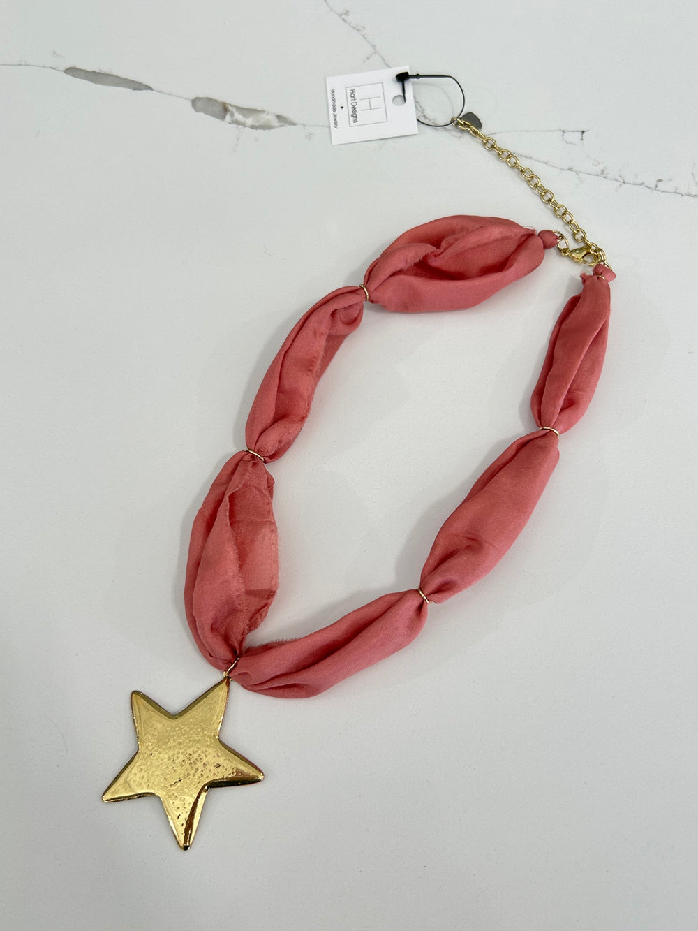 Hart Designs | Berry Blush Star Scarf Necklace womens boutique jincy's 