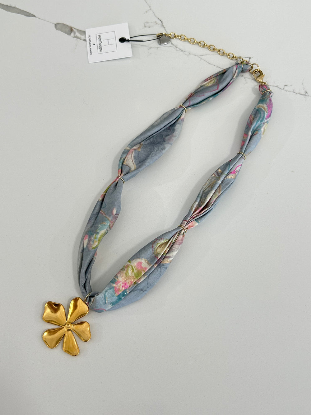 Hart Designs Assorted Charm Muted Scarf Necklaces Flower Cross Heart womens boutique jincy's 