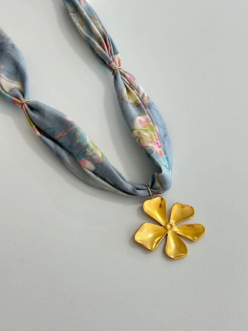 Hart Designs Assorted Charm Muted Scarf Necklaces Flower Cross Heart womens boutique jincy's 