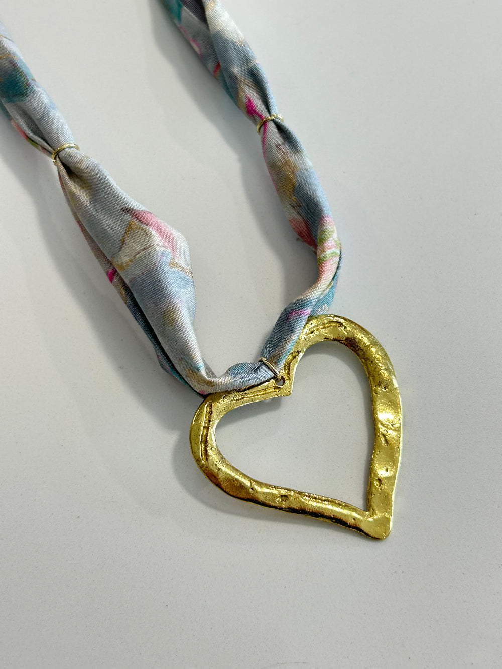 Hart Designs Assorted Charm Muted Scarf Necklaces Flower Cross Heart womens boutique jincy's 