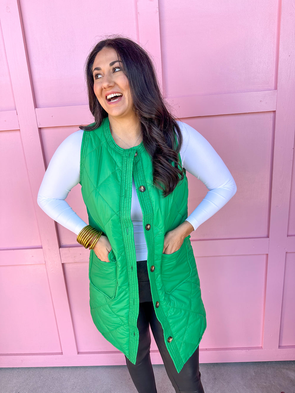 Zara Vest - Green