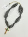 Hart Designs | Smokey Pop Jewel Cross Scarf Necklace 