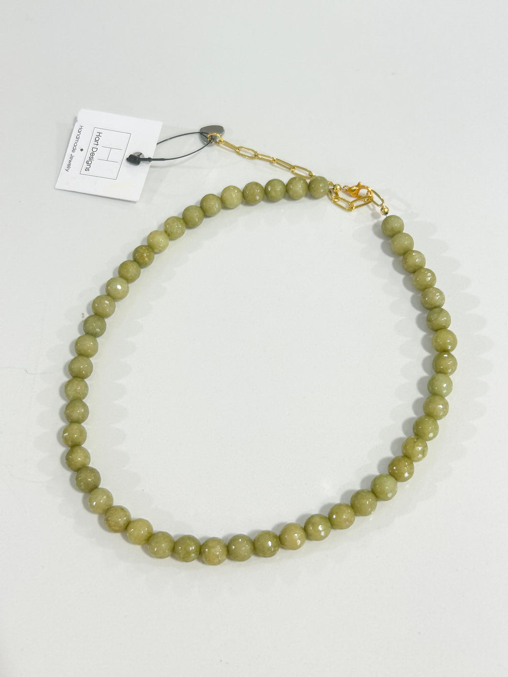 Hart Designs | Sage Glass Gem Necklace 