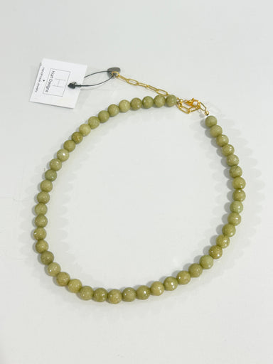 Hart Designs | Sage Glass Gem Necklace 