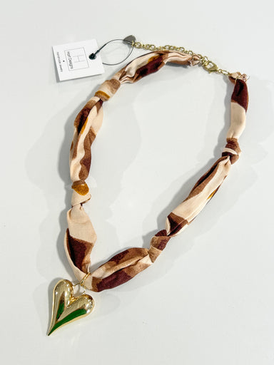 Hart Designs | Dark Timber Hammered Star Scarf Necklace