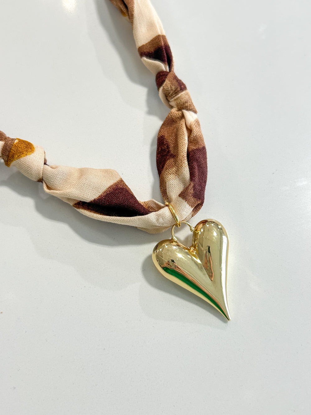 Hart Designs | Dark Timber Hammered Star Scarf Necklace