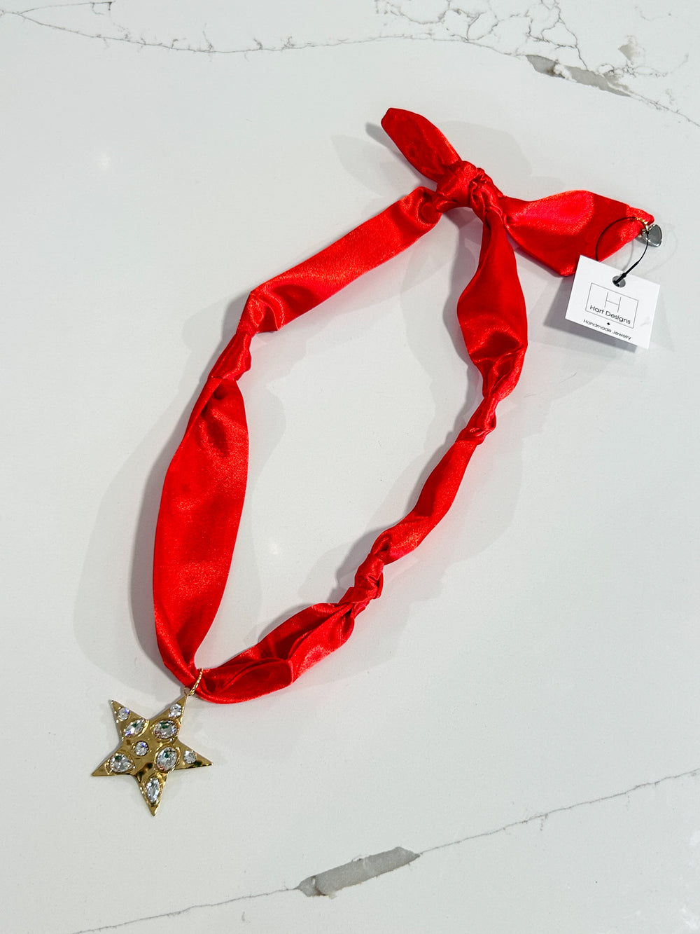 Hart Designs | Flame Glow Jeweled Star Twilly Necklace