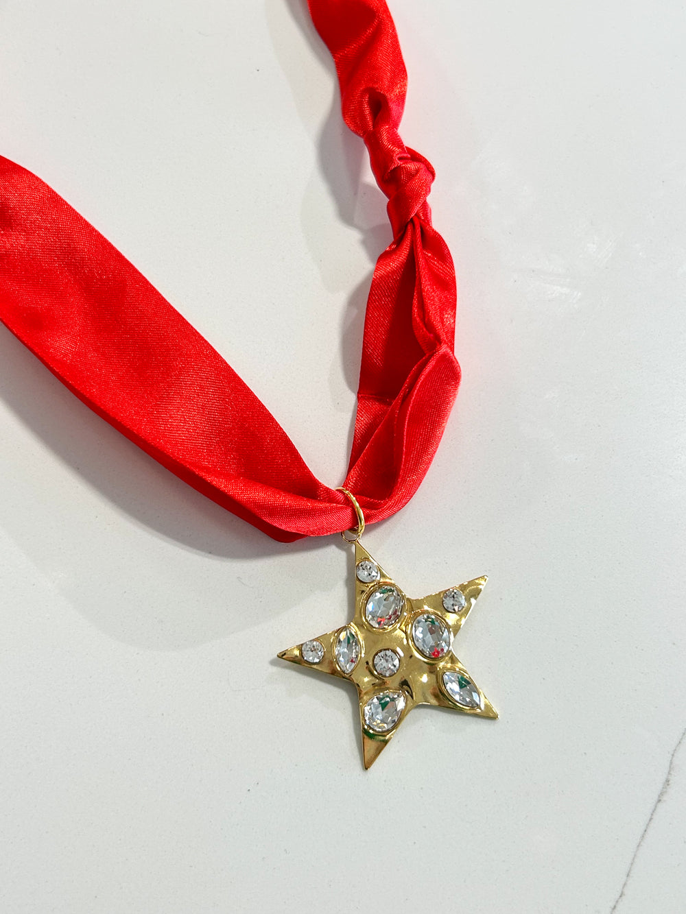 Hart Designs | Flame Glow Jeweled Star Twilly Necklace