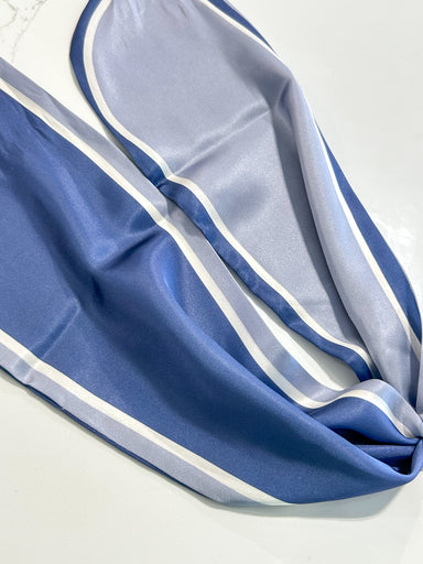 Hart Designs | Navy Luxe Teardrop Medallion Twilly Necklace