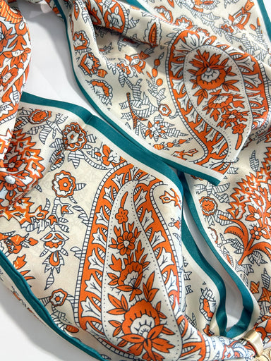 Hart Designs | Fiesta Glow Floral Stamp Twilly Necklace