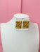 Hart Designs | Gold Geometric Block Earrings