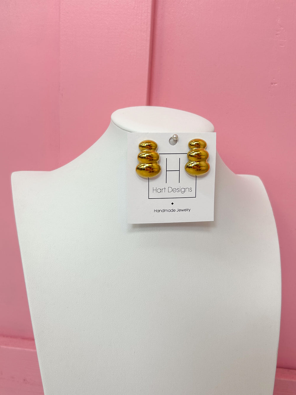 Hart Designs | Gold Bubble Earrings