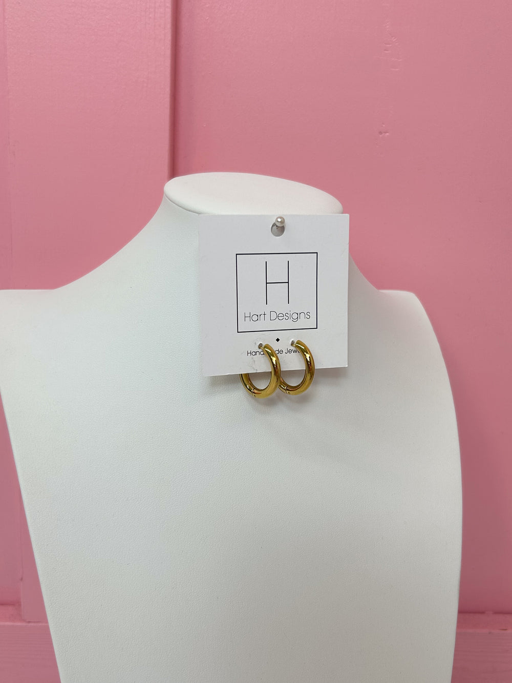 Hart Designs | Petite Gold Hoops