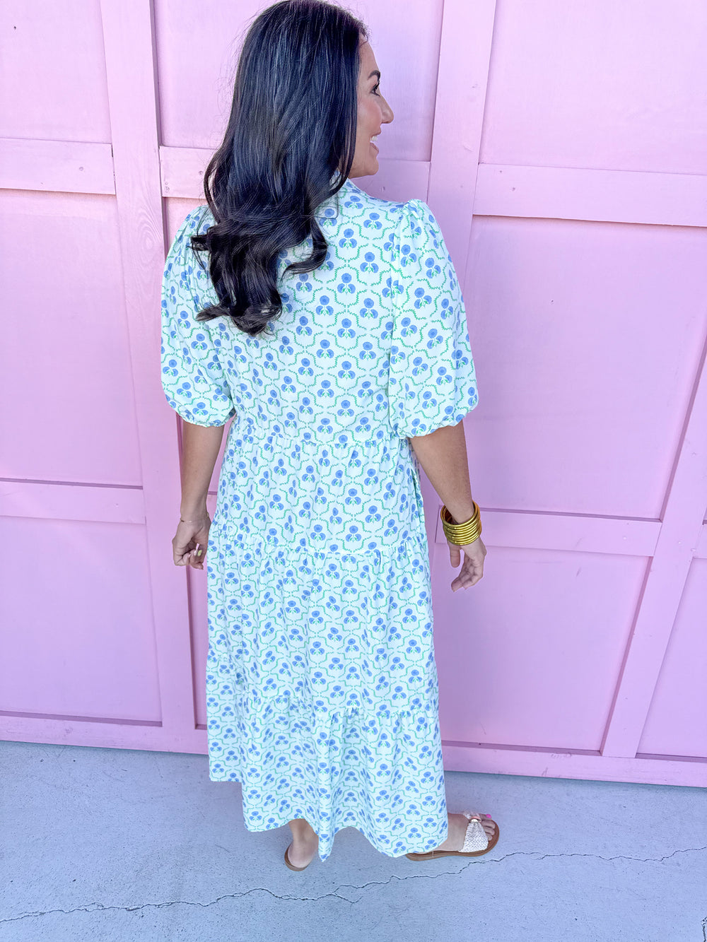 Jincy's Women's Boutique Mary Square Eloise Dress Blue Sweetbriar Plus Size