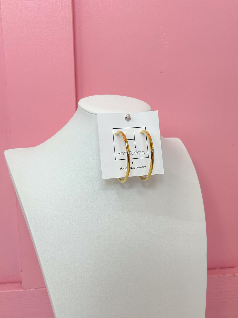 Hart Designs | Medium Gold Hoops