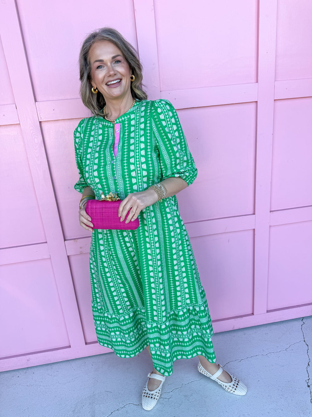 Jincy's Women's Boutique Mary Square Riley Green Maxi Midi Dress Plus Size