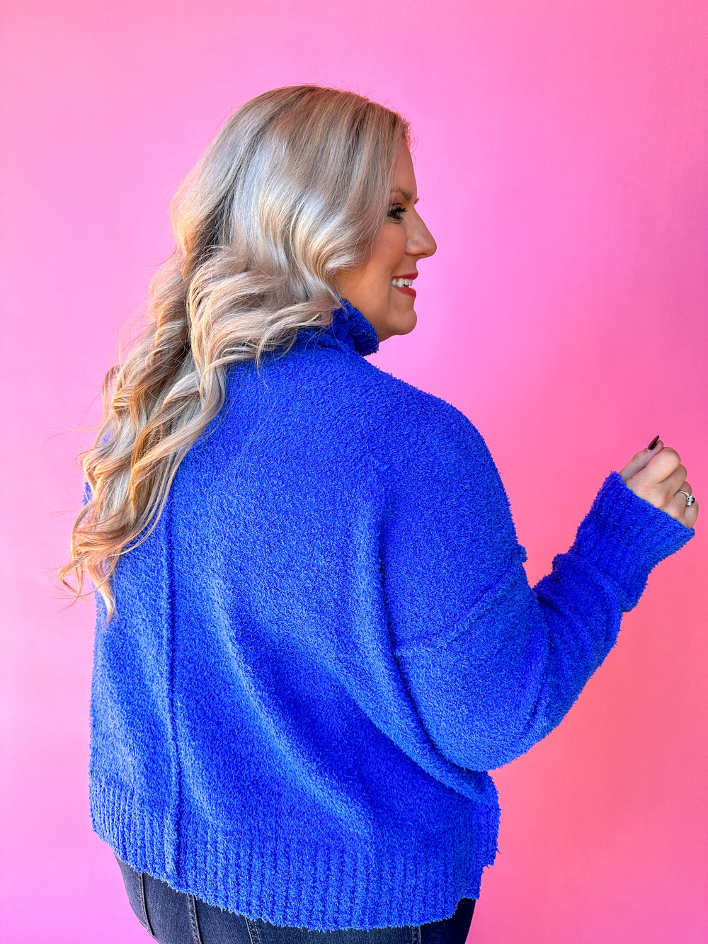 Cozy & Chill Sweater - Blue