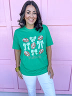 Gameday Bow Tee - Patriots