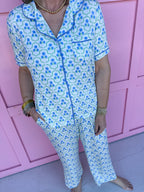 Jincy's Women's Boutique Mary Square Charlotte Floral Pajama Set Plus Size
