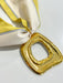 Hart Designs | Yellow Two-Tone Open Medallion Twilly Necklace