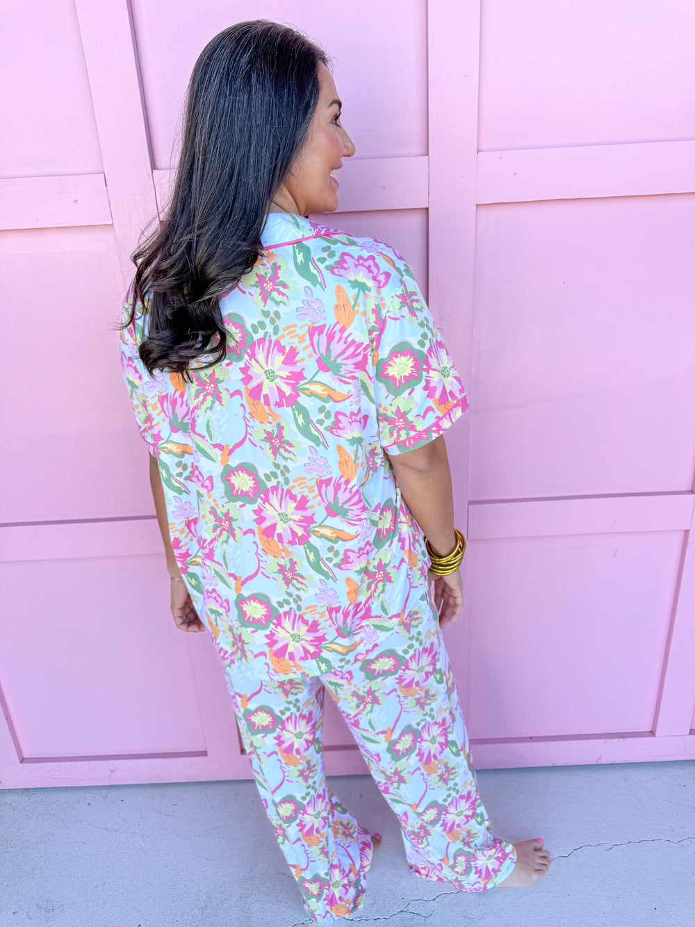 Summer Bouquet Pajama Set
