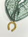 Hart Designs | Bandana Horseshoe Twilly Necklace 