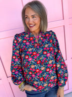Mary Square | Lainey Top - Painted Tapestry