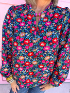 Mary Square | Lainey Top - Painted Tapestry