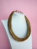 Leatherette Multi Strand Gold womens boutique jincy's