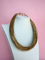 Leatherette Multi Strand Gold womens boutique jincy's